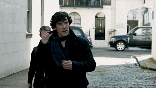 GIF of Sherlock via Giphy