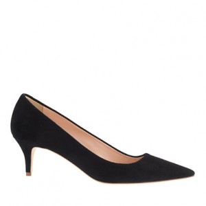 Suede kitten heel, J.Crew