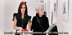 GIF of The Devil Wears Prada via Giphy