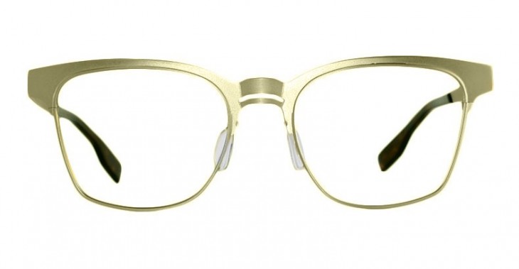 Square frames that aren’t too large suit oblong-shaped faces since they help balance out the longer lines of the face. Try: Carlos in gold, P1,995, Four Eyes