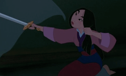 GIF of Mulan via Giphy