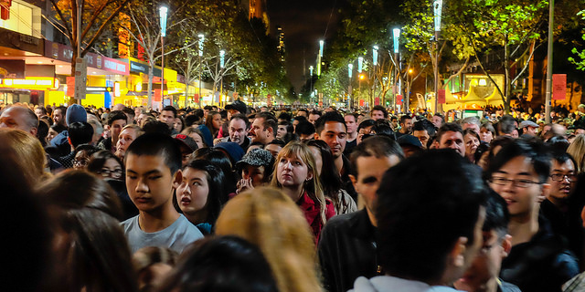 "Just a face in the crowd" by Scott Cresswell