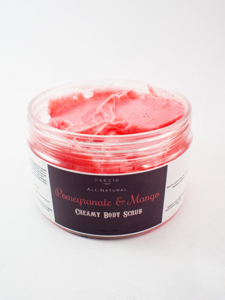 Creamy Body Scrub in Pomegranate & Mango, P350