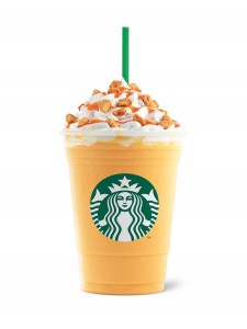 Orange Honeycomb Crunch Frappuccino