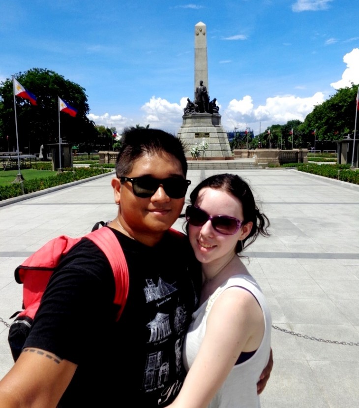 Visiting the famous Rizal Monument