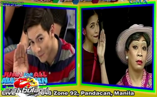Screencap from Eat Bulaga courtesy of TAPE Productions and GMA network
