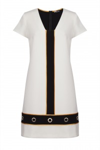 SINEQUANONE White short sleeved shift dress 