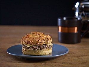 Breakfast-Sandwiches_THREE-MUSHROOM-AND-EMMENTAL-CHEESE-ON-VEGAN-ROLL