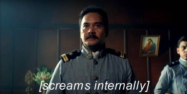 Screencap from Heneral Luna courtesy of Artikulo Uno Productions/Meme from Kristine Cacas