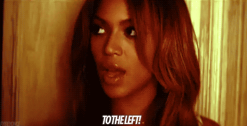 GIF from Beyonce's "Irreplaceable" music video via Giphy