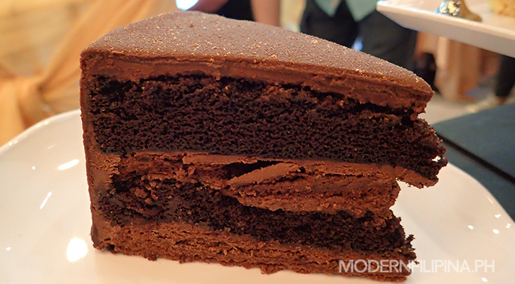 Dark Belgian Chocolate Cake, P190 (slice) / P1,695 (whole)