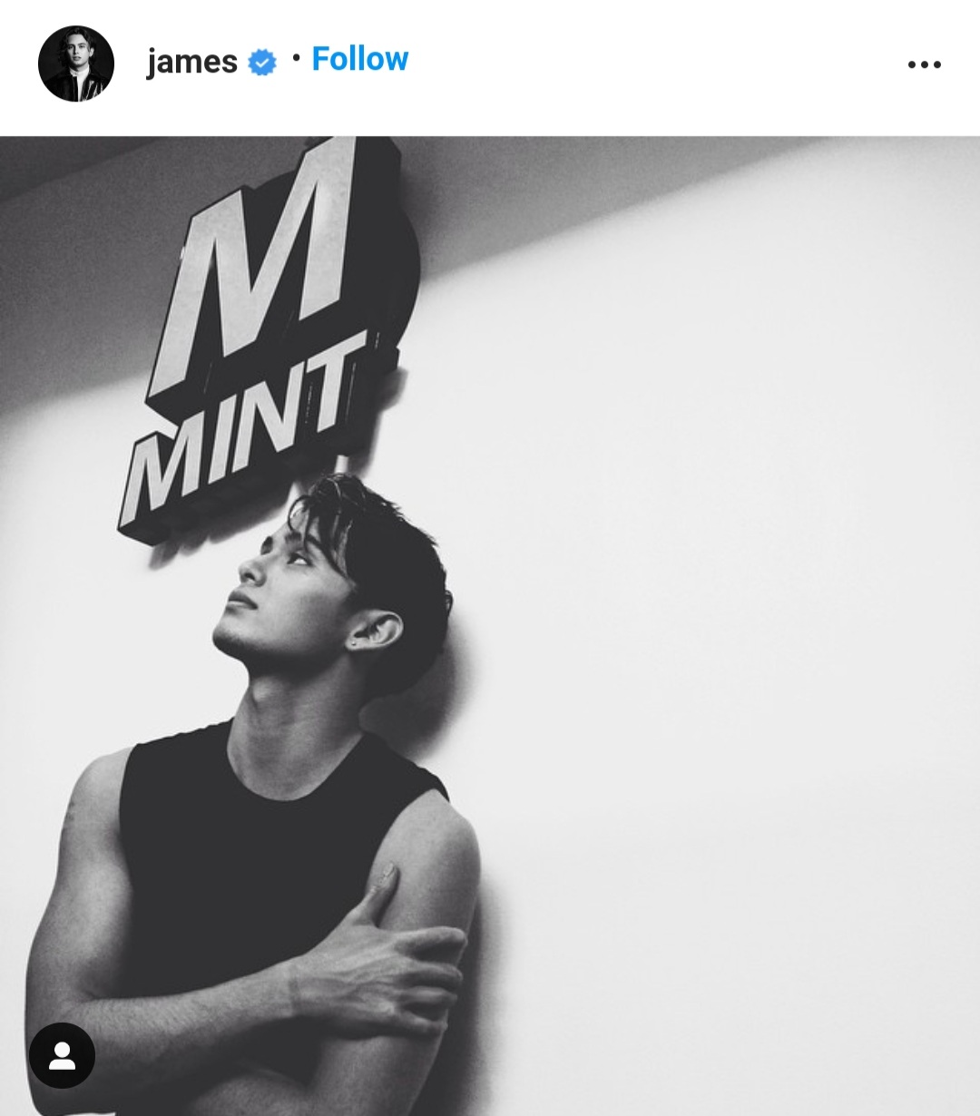 black and white photo of james reid