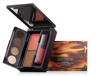 Laura Mercier Glam to Go Cheek, Eye and Lip Travel Case