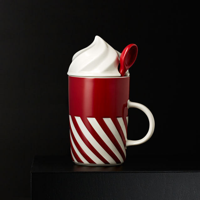 Candy Cane Whip Mug, P795