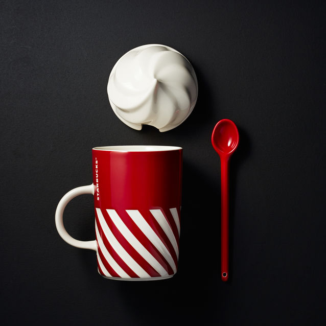 Candy Cane Whip Mug, P795