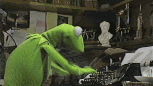 Kermit the Frog GIF c/o Giphy