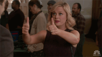 GIF from Parks and Recreation via Giphy