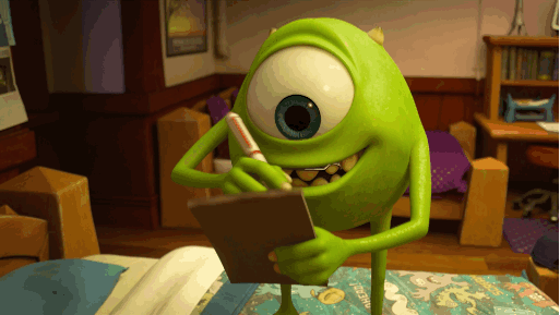 GIF from Monsters University via Giphy