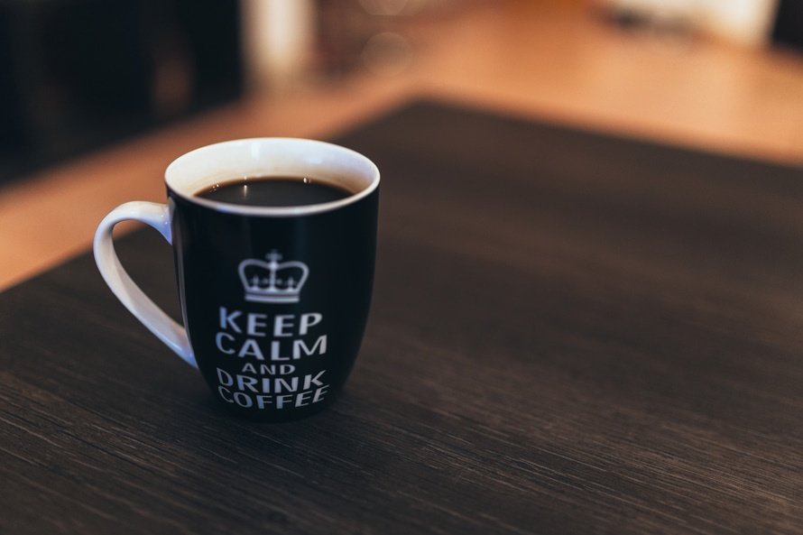 mug of coffee on a table