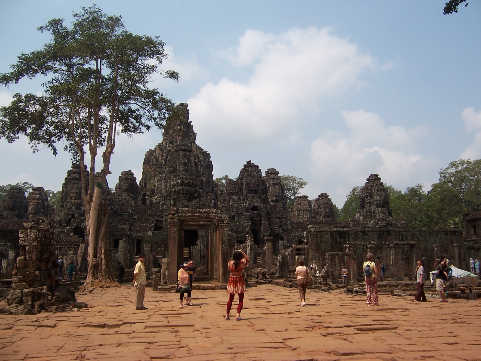 Entrance to the Bayon Ruins in Siem Reap