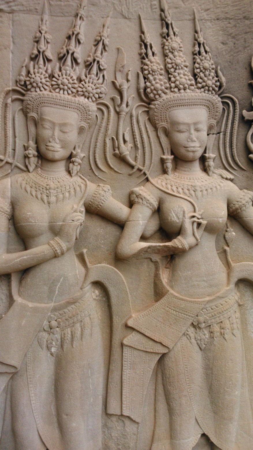 Angkor Wat Women Carvings