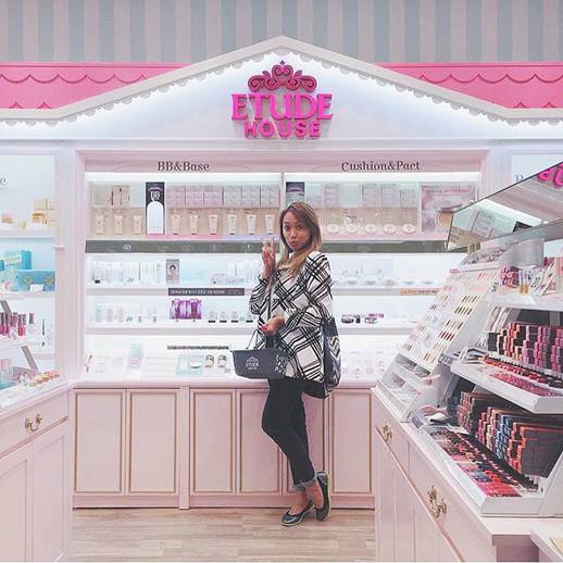 Young Girl Posing in Etude House