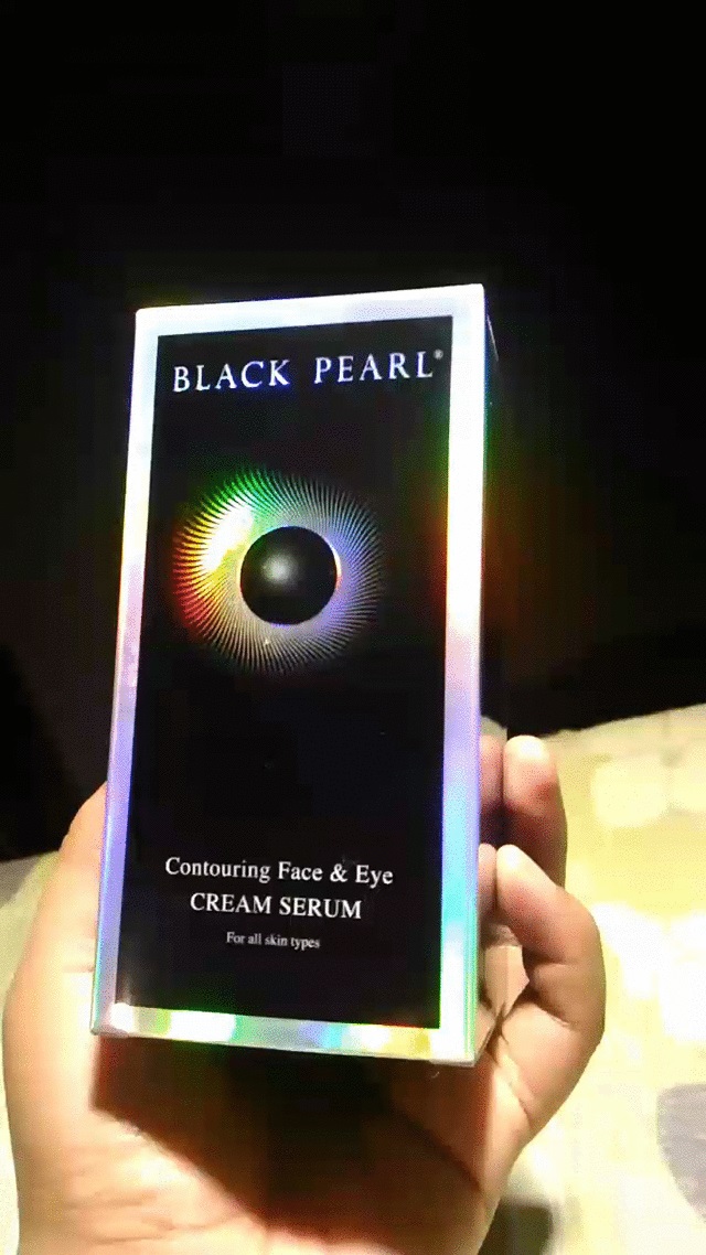 Black Pearl Contouring Face & Eye Cream Serum Front Cover