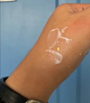 Night Cream Application