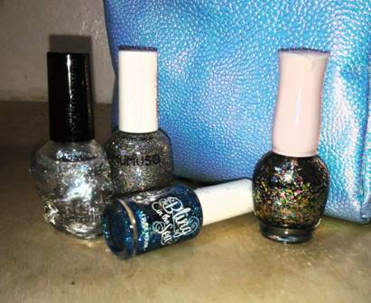 Assorted Glitter Nail Polish 