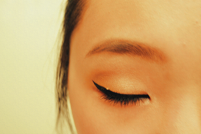 Eye with Winged Eyeliner