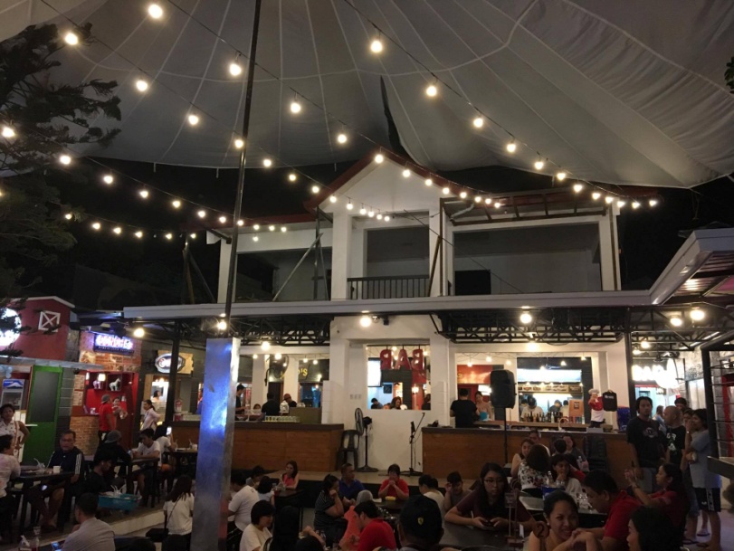 Interior of The North Hive Food Park