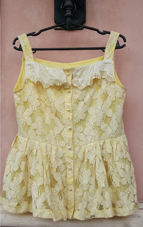 Yellow Babydoll Top - PHP 20