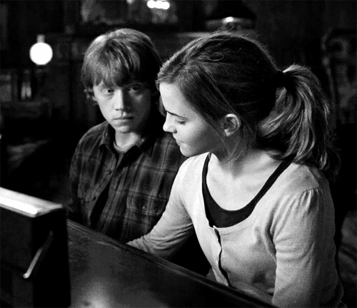 Ron and Hermoine