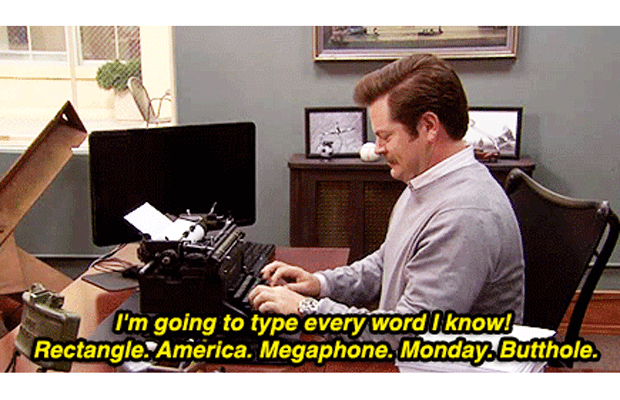 Man on the Typewriter