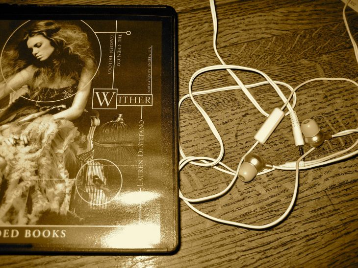 A Book And An Earphones