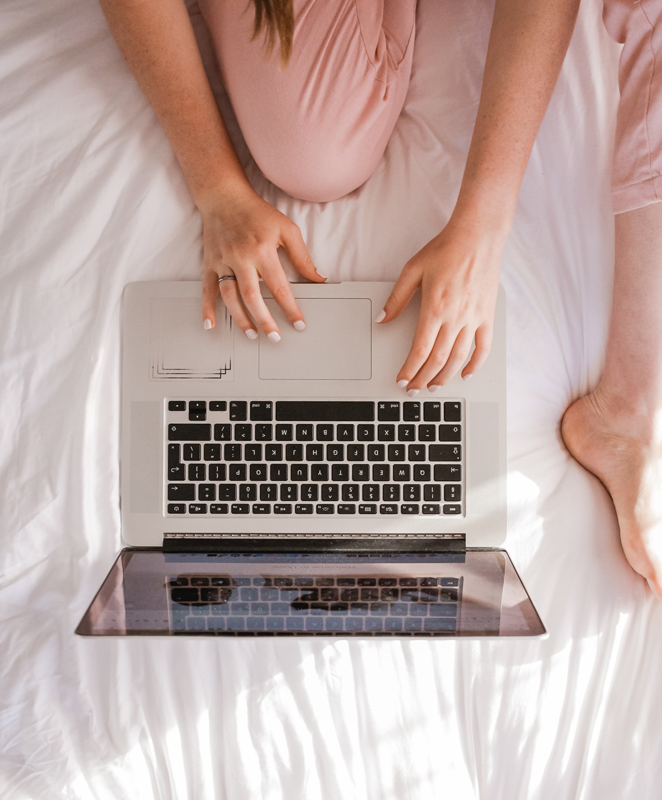 woman on laptop