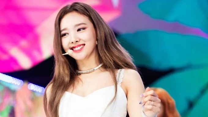 NaYeon performing on stage