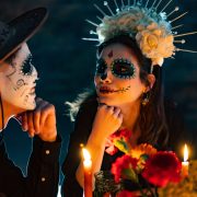 Couple having a romatic dinner