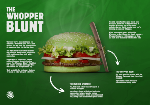 BK April Fools weed burger