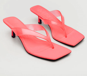 Mango Vinyl High Sandals