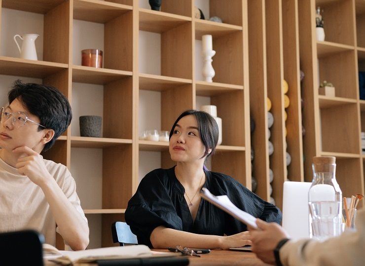 discussion in the office