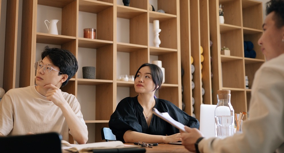 discussion in the office