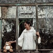 woman in halloween costume