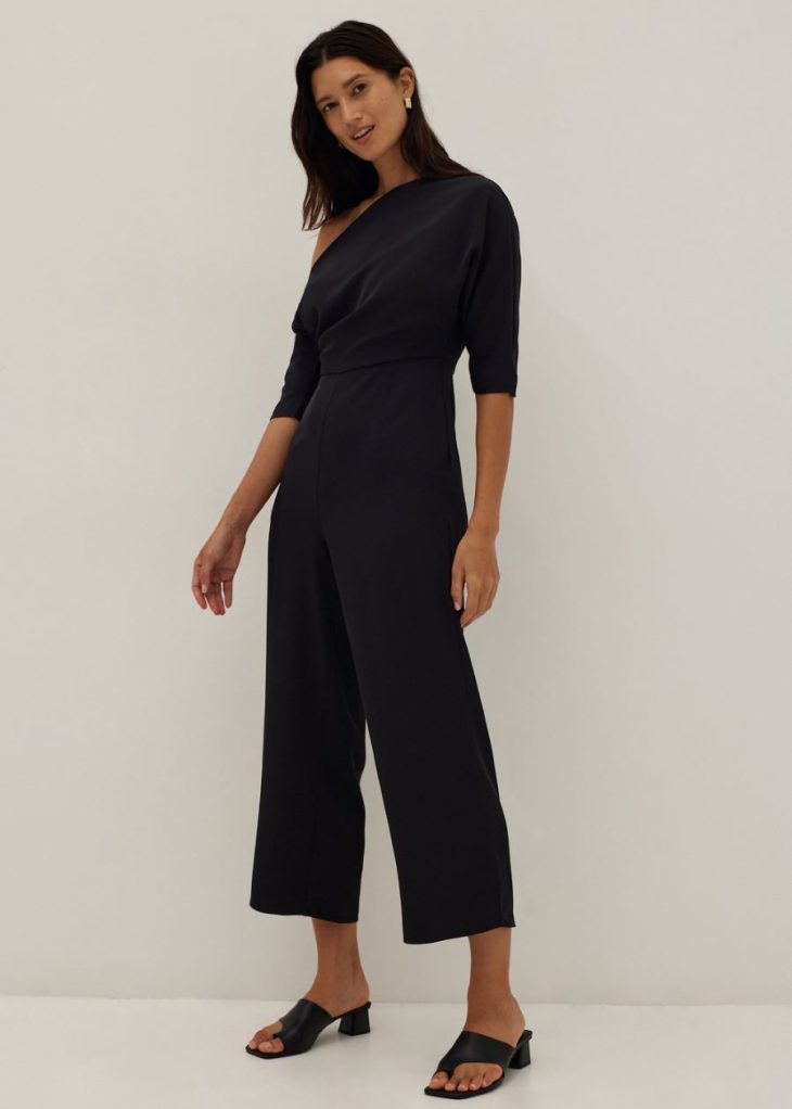 Avianna Asymmetric Straight Leg Jumpsuit