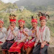 a group of indigenous filipinas posing