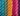crocheted strands in multiple colors