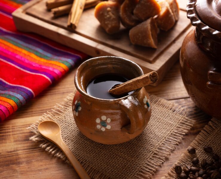 coffee in a ceramic mug