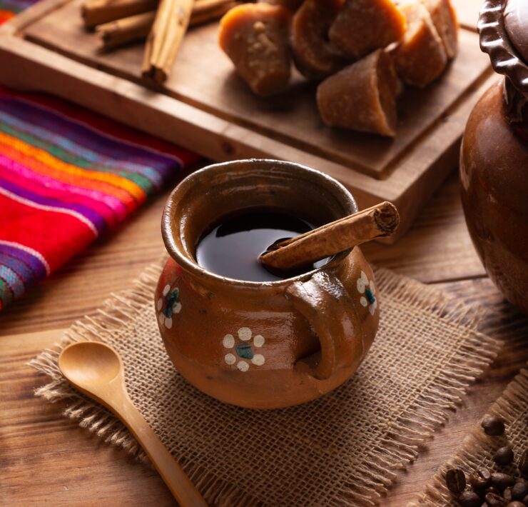 coffee in a ceramic mug